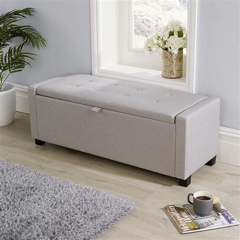 extra long ottoman with storage.